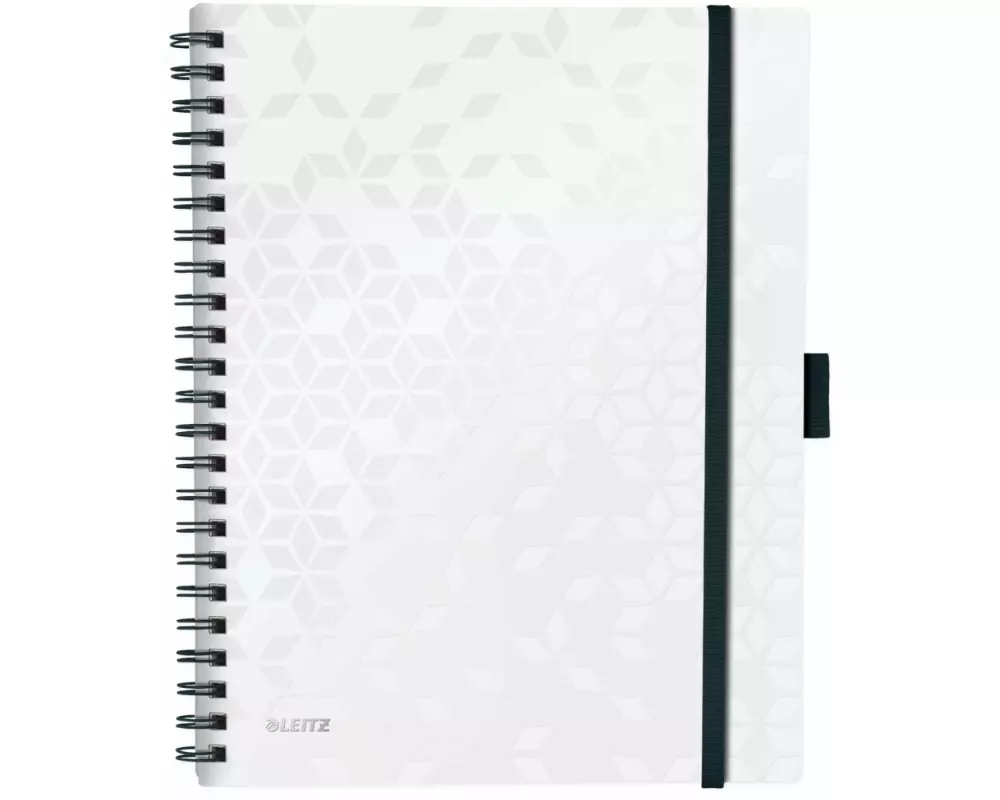 Leitz Notizheft WOW A4, Liniert, Weiss