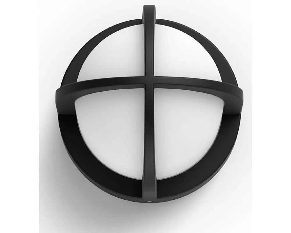 Philips Wandleuchte Astilbe, E27, 42 W, Schwarz