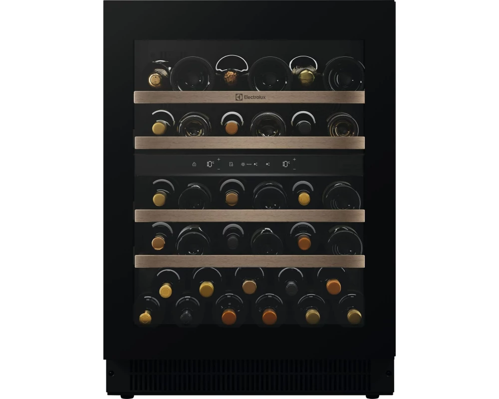 Electrolux Weinkühlschrank WKF8GL20S 40 Flaschen, Schwarz
