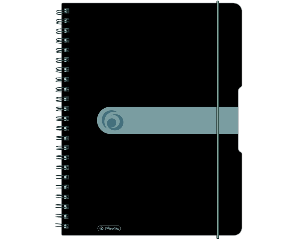 HERLITZ Collegeblock A4 11293073 Easy orga 5mm kar. schwarz