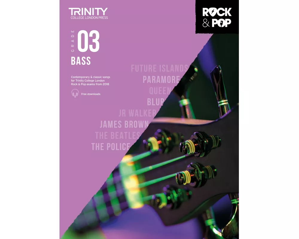 Trinity College London Rock & Pop 2018 Bass Grade 3