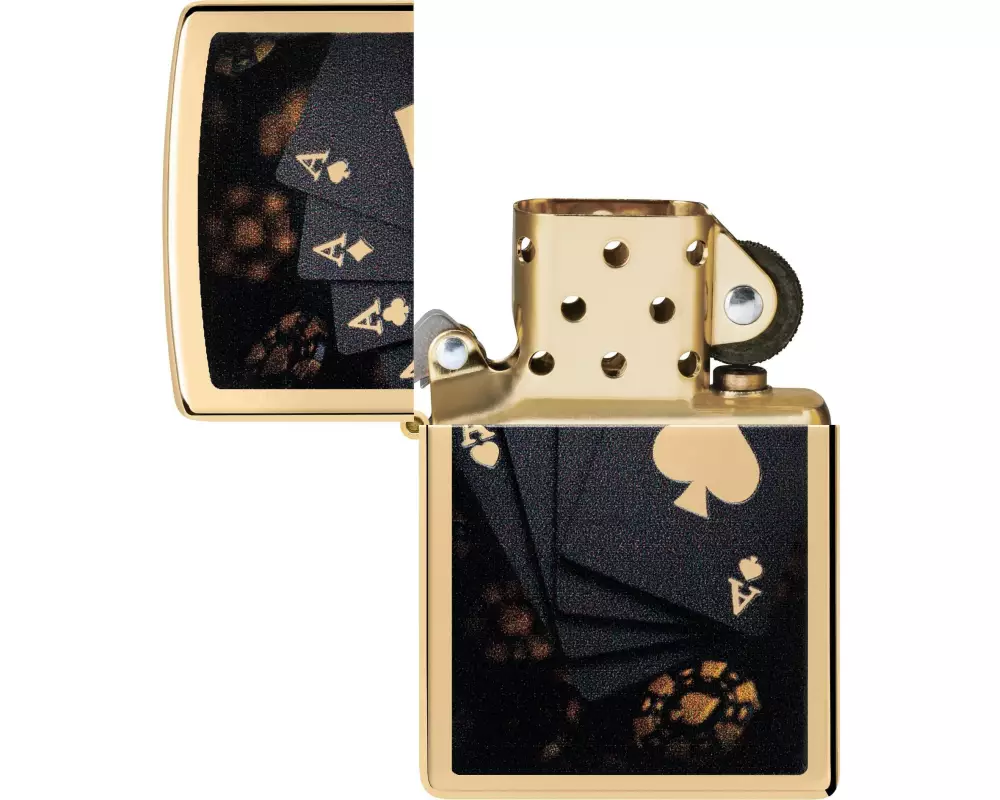 ZIPPO Poker Design Gold