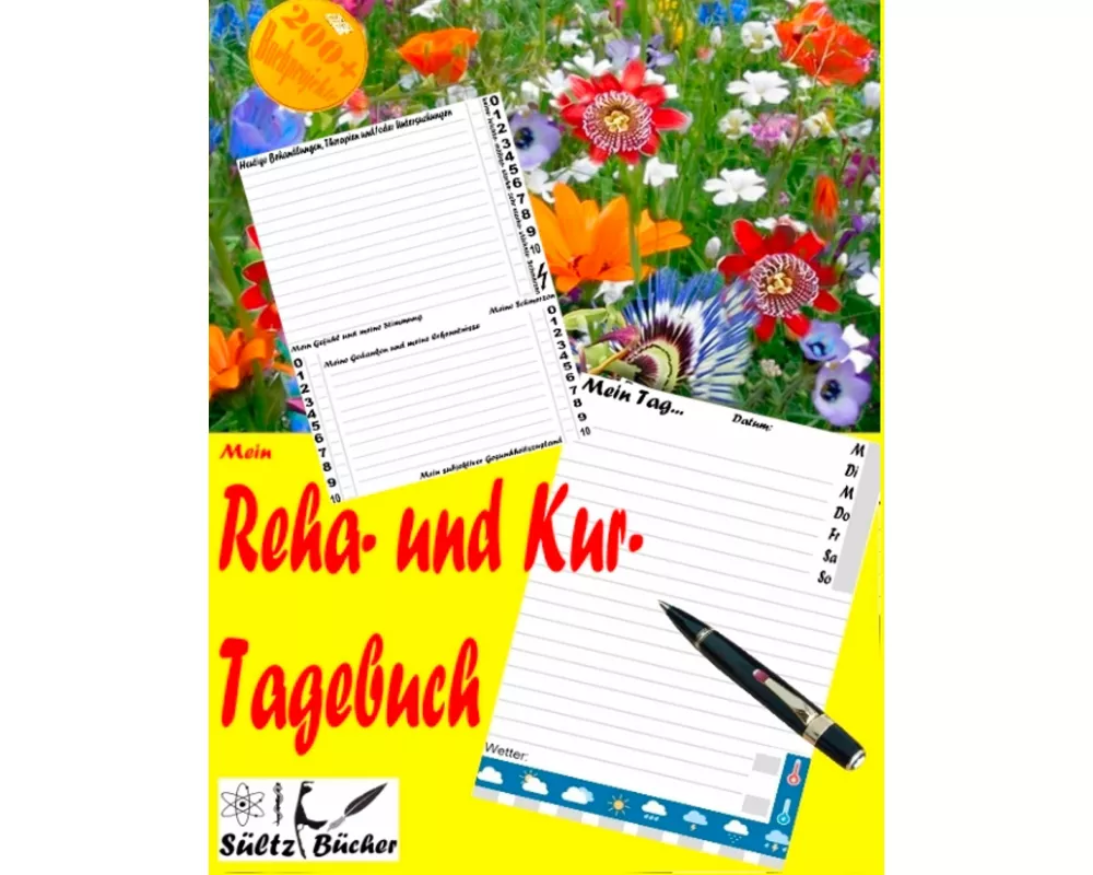 Mein Reha- und Kurtagebuch - Tagebuch für 30 Tage