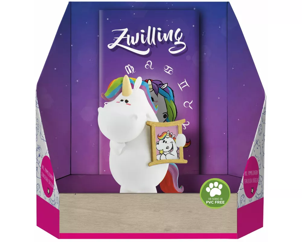 Pummeleinhorn Sammelfigur – Sternzeichen Zwillinge