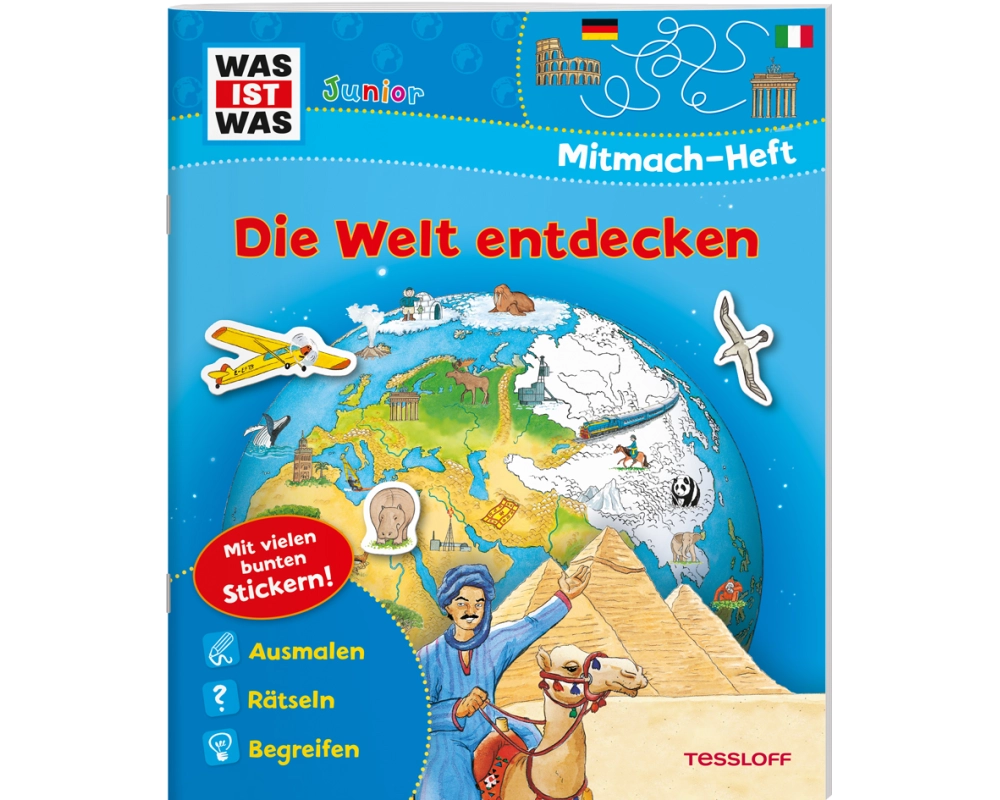 WAS IST WAS Junior Mitmach-Heft Die Welt entdecken