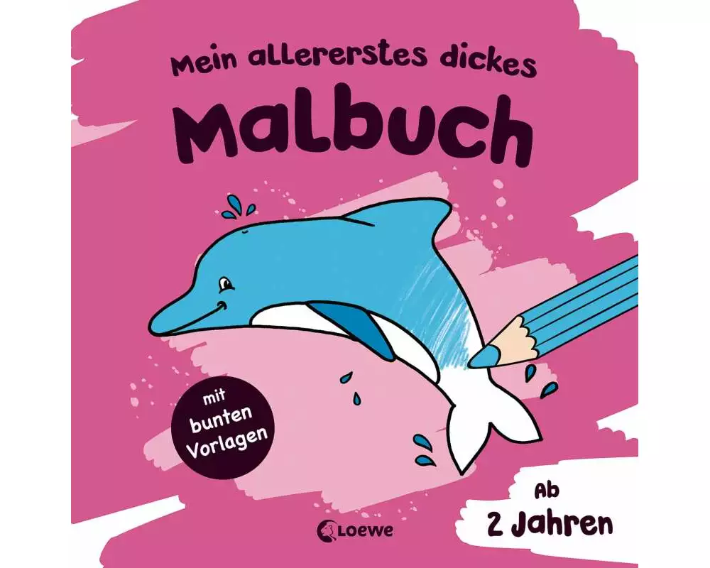 Mein allererstes dickes Malbuch (Delfin)