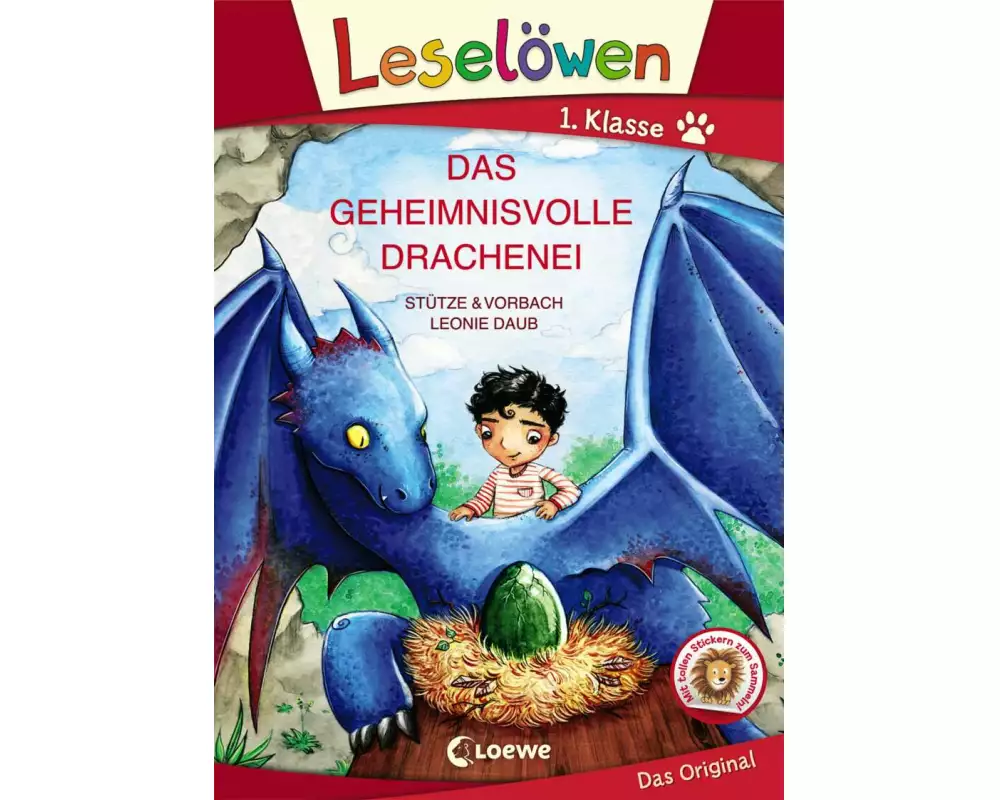 Leselöwen 1. Klasse - Das geheimnisvolle Drachenei (Großbuchstabenausgabe)