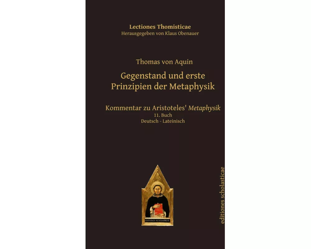Gegenstand und erste Prinzipien der Metaphysik