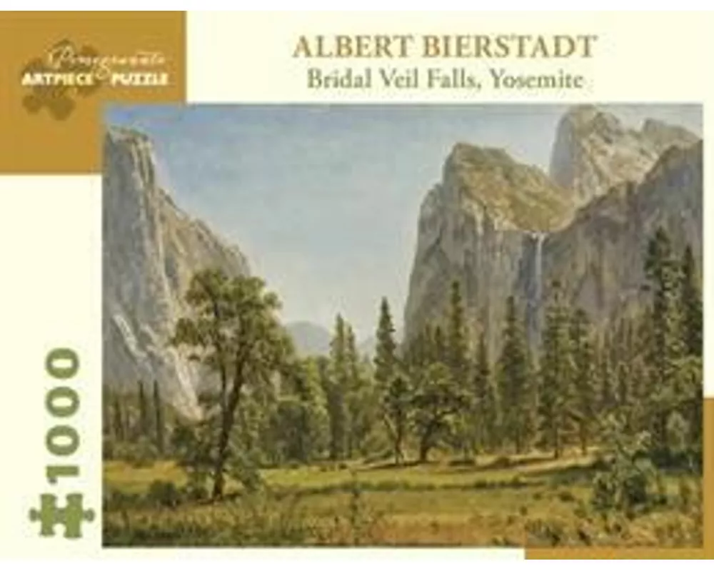 Albert Bierstadt Bridai Veil Falls Yosemite 1000-Piece Jigsaw Puzzle