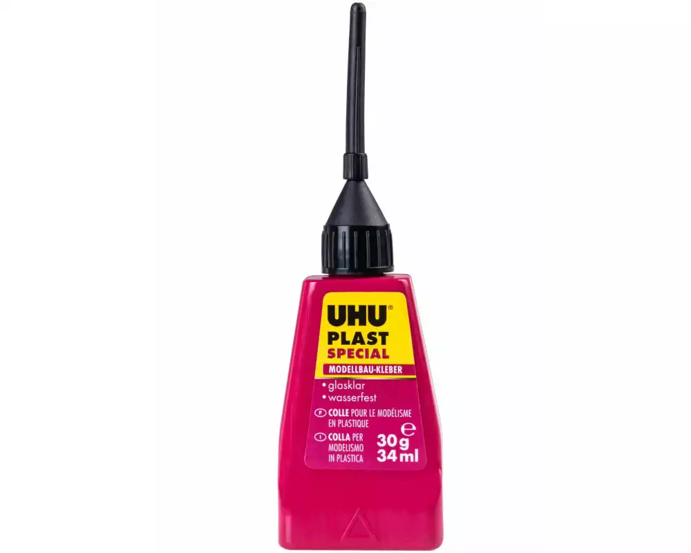 UHU Modellbauklebstoff Plast Special 1 Stück, Transparent