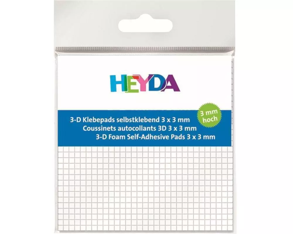 Heyda Klebepad 961 Stück, Weiss