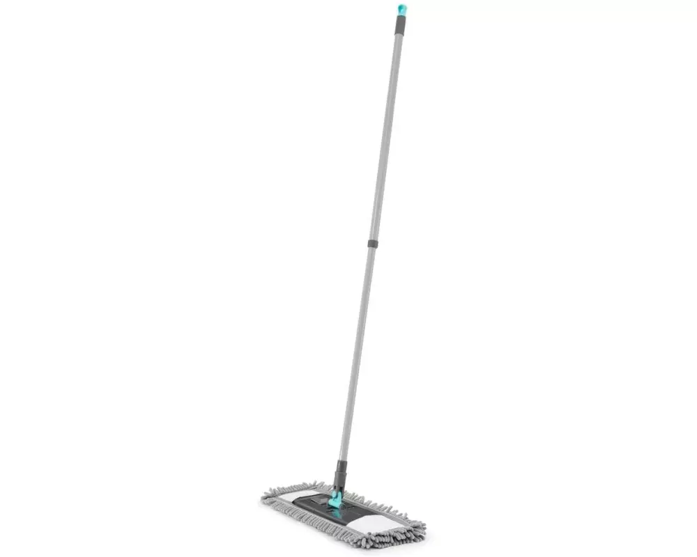 CLEANmaxx Flachwischer Bodenreinigungsset grau/blau 3in1 5-tlg.