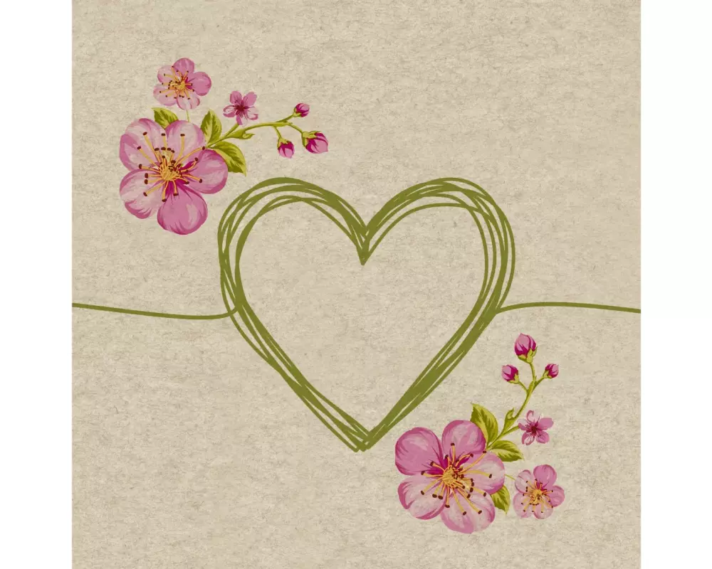 Paper + Design Papierservietten Passion 33 cm x 33 cm, 20 Stück