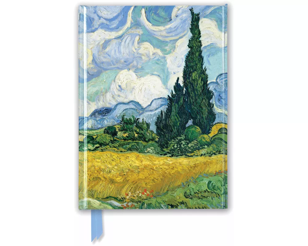 Vincent van Gogh: Wheat Field with Cypresses (Foiled Journal)