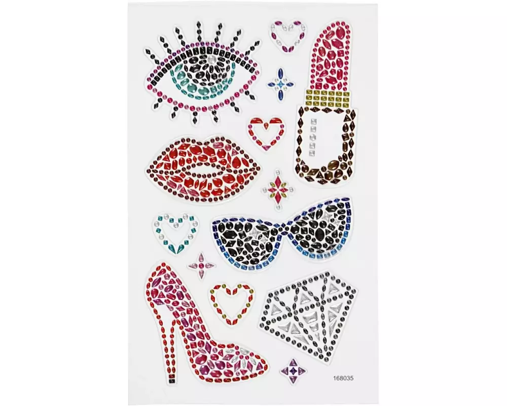 Creativ Company Glitzersticker 15 x 16.5 cm 1 Blatt