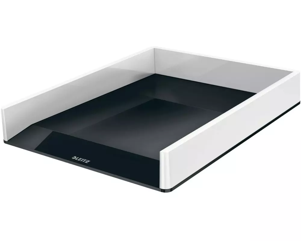Leitz Ablagekorb Duo Color Schwarz/Weiss