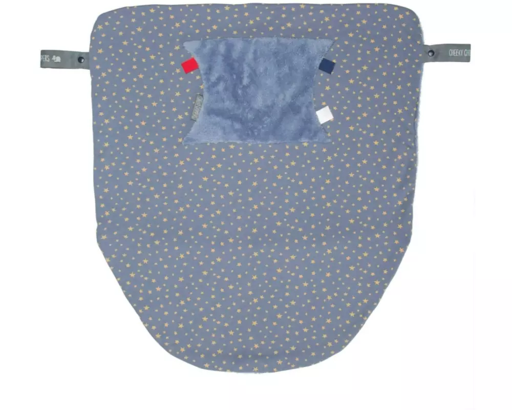 Cheeky Chompers Befestigbare Babydecke Midnight Stars 68 x 75 cm