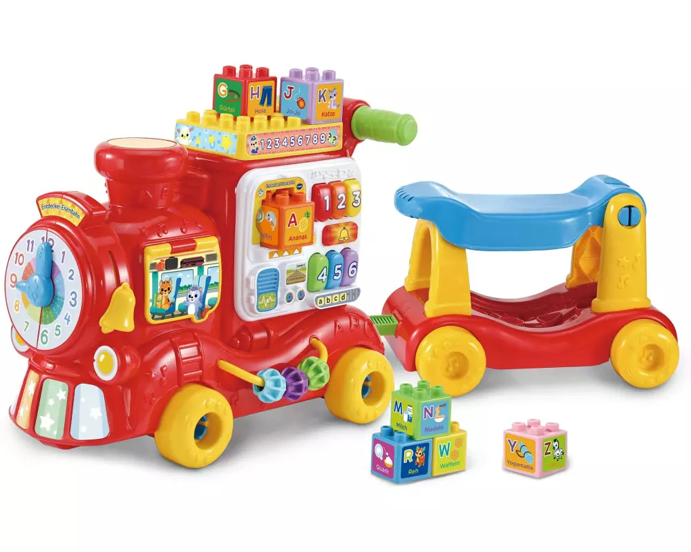 Vtech Entdecker-Eisenbahn mit Tiermotiven und Lernfunktionen
