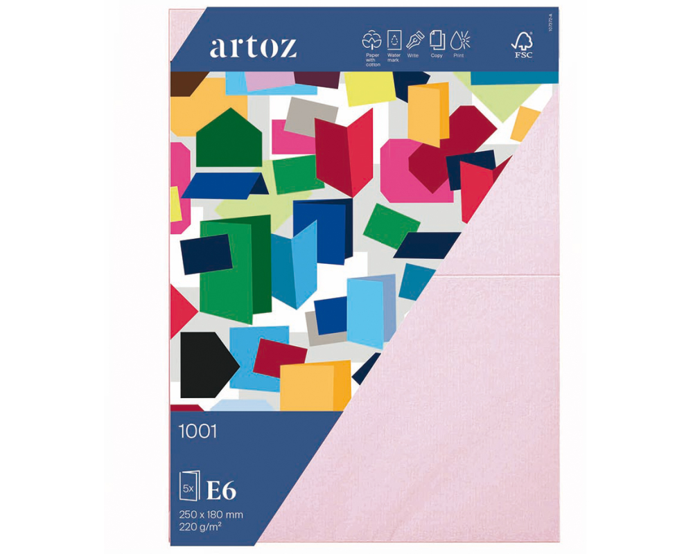 ARTOZ Karten 1001 E6 10737226-483 220g, kirschblüte 5 Blatt