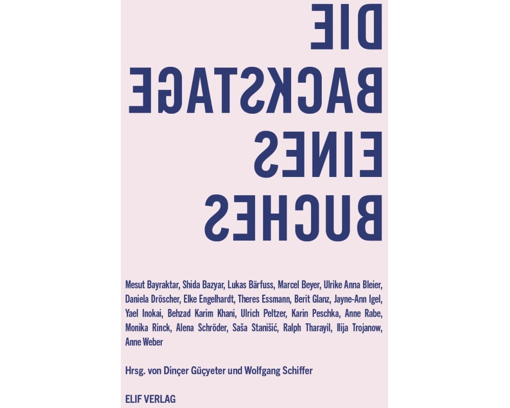 Die Backstage eines Buches