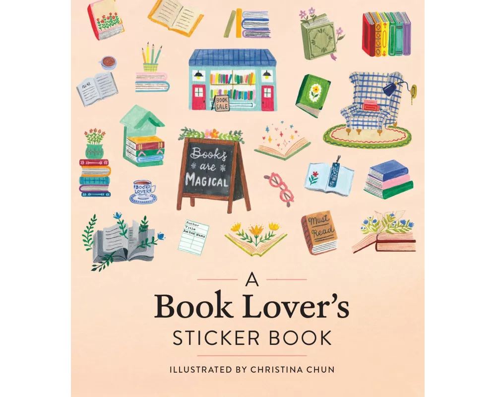A Book Lover's Sticker Book
