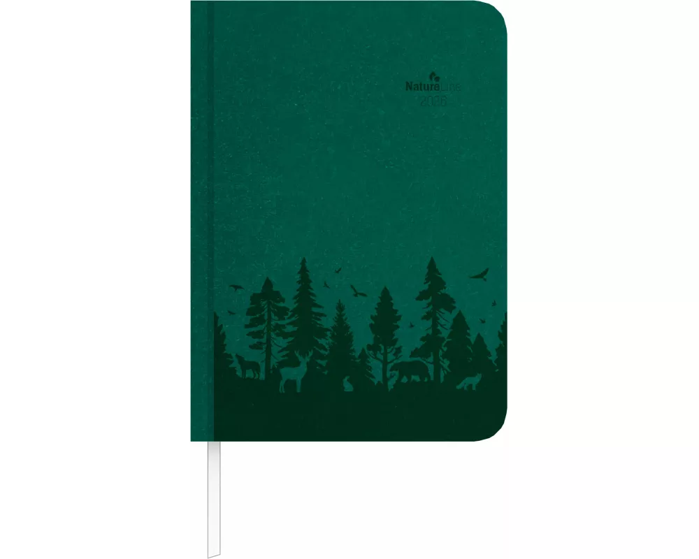 Alpha Edition - Wochen-Minitimer Nature Line Forest 2026 – Taschenkalender A6 (11×15 cm) mit Notizbereich & Monatsübersicht, umweltfreundlicher Termin
