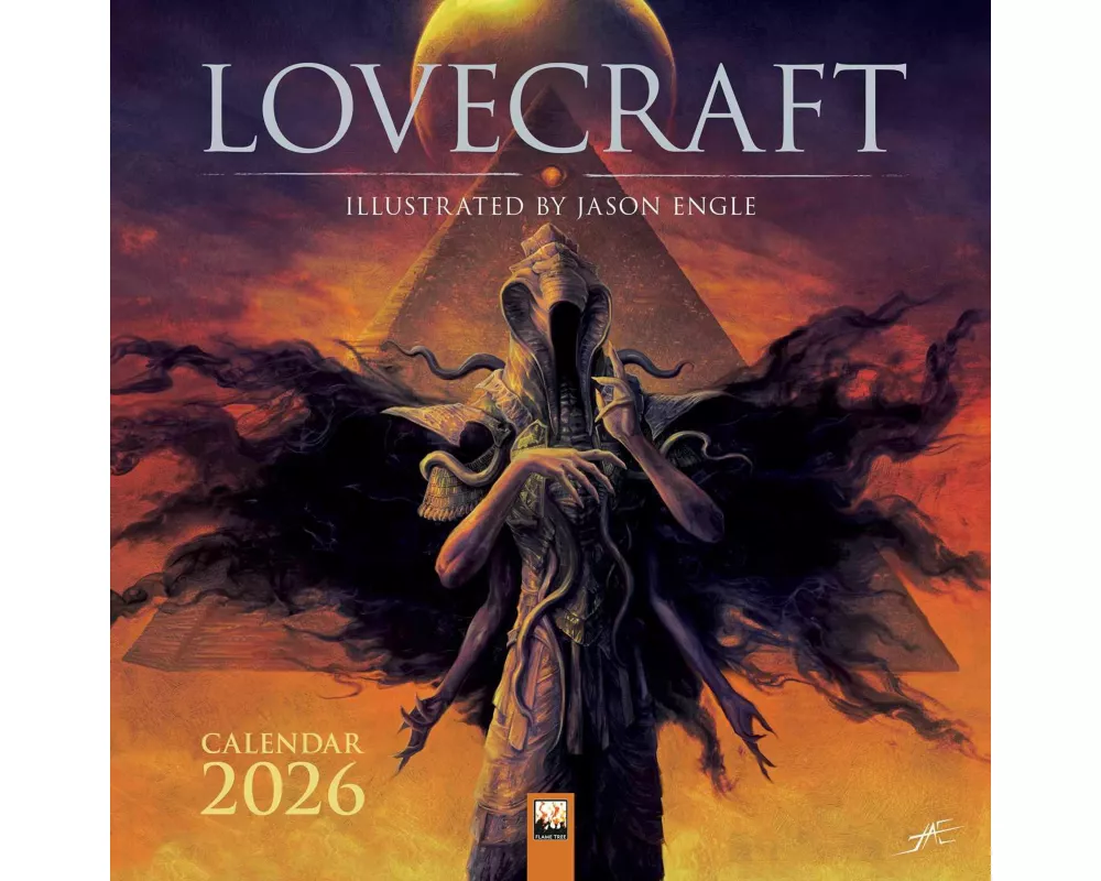 Lovecraft: Illustrated by Jason Engle Wall Calendar 2026 (Art Calendar)