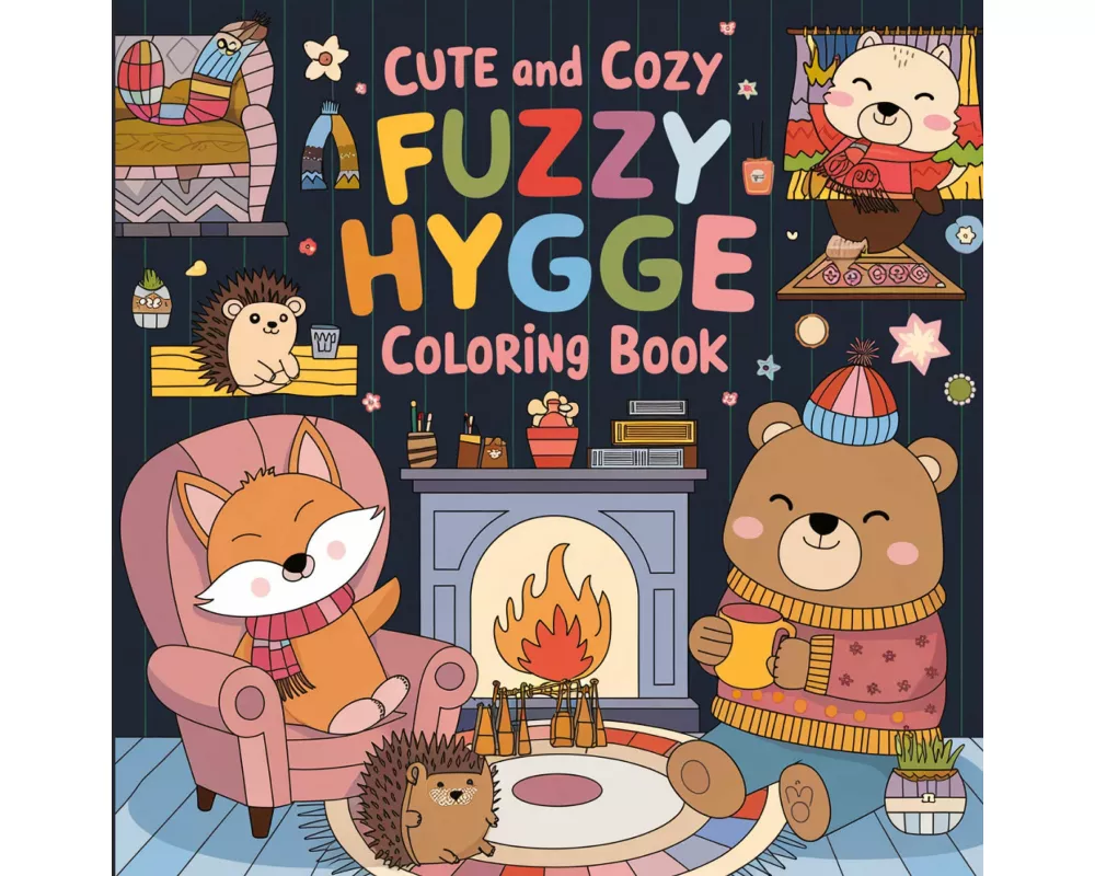 Cute and Cozy Hygge Coloring Book
