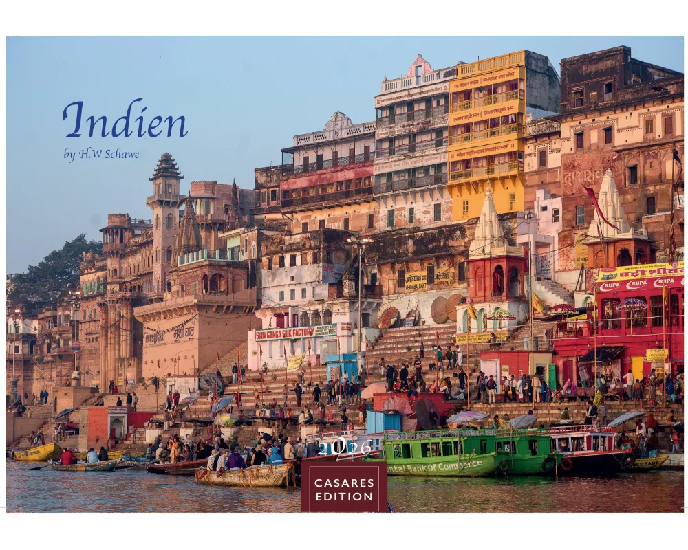 Indien Kalender 2026 - Wandkalender | Fotokalender Asien 24x35cm - Entdecken Sie die vielfältige Kultur Indiens in 12 faszinierenden Fotos