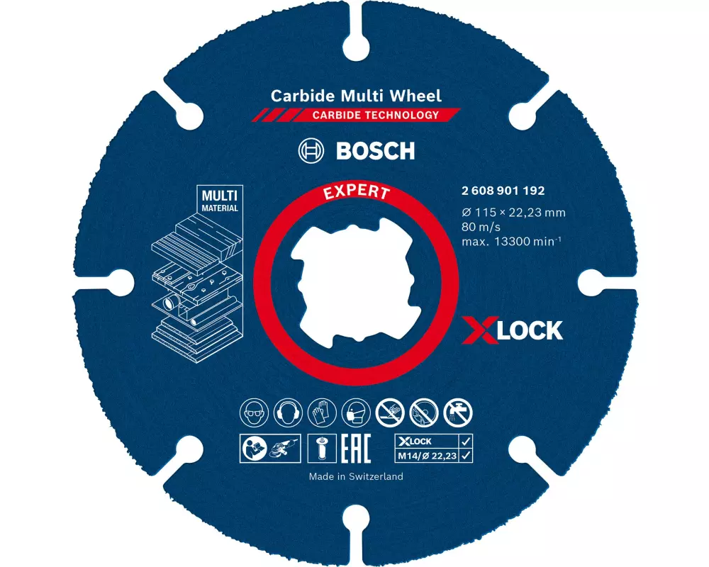 Bosch Professional Trennscheibe X-LOCK Expert Carbide 115 mm