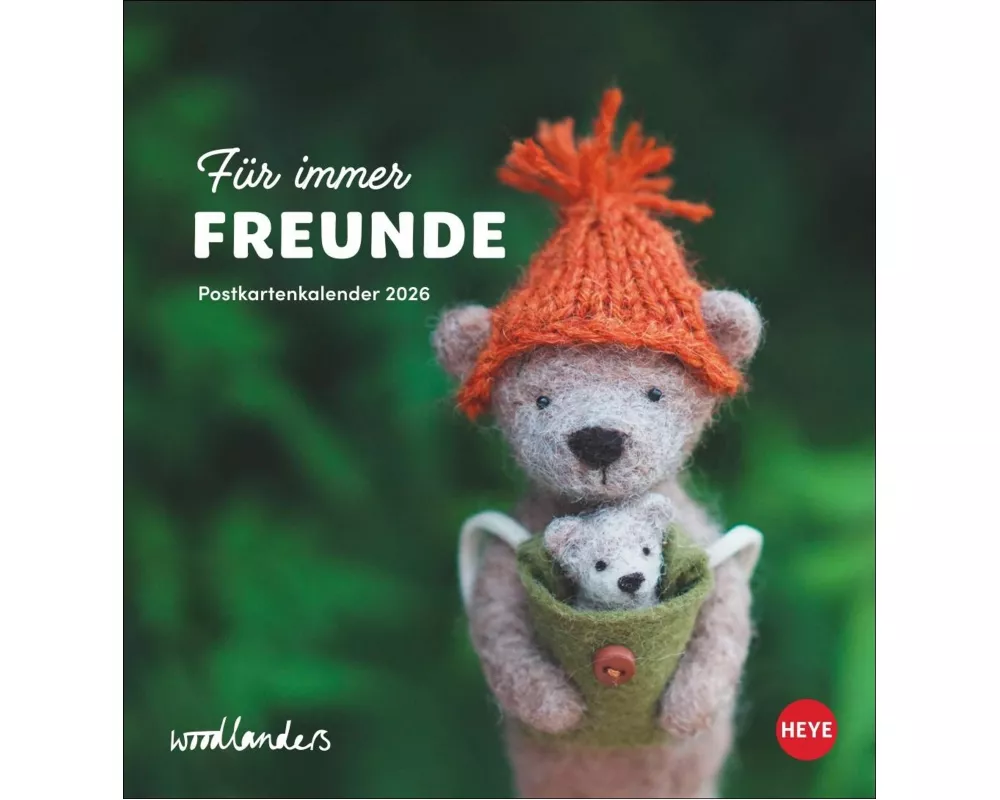 Woodlanders: Für immer Freunde Postkartenkalender 2026