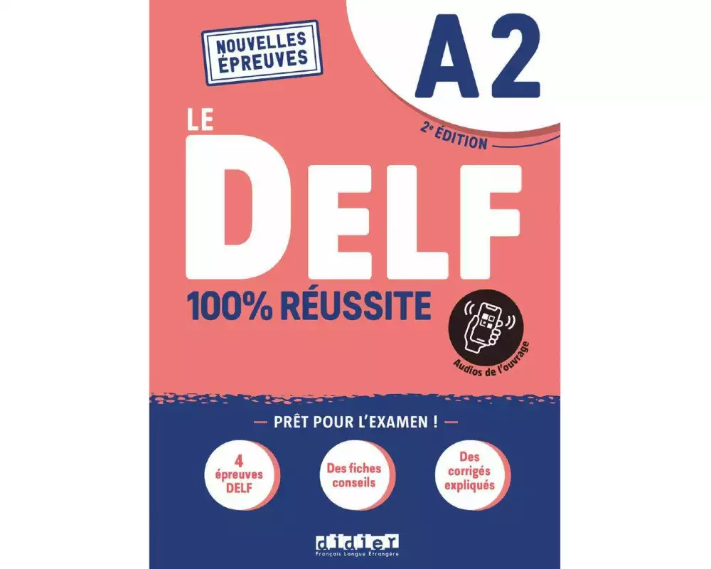 Le DELF, 100% réussite, 2. Ausgabe, A2, Buch mit didierfle.app