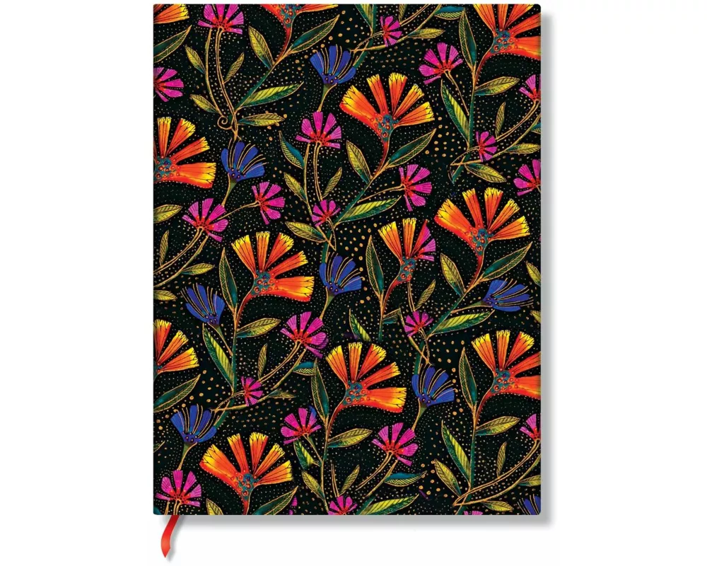 Wild Flowers (Playful Creations) Midi Hardback Address Book (Elastic Band Closure)