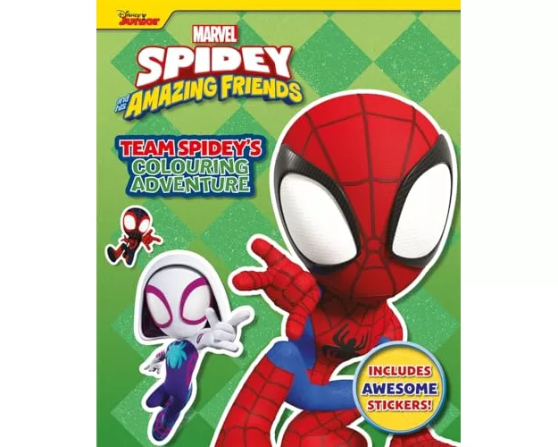 Marvel Spidey and His Amazing Friends: Team Spidey's Colouring Adventure