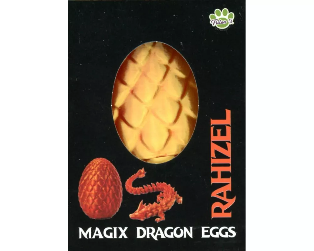 Drachenei "MagiX Dragon Egg RAHIZEL", orange, Drachen 22,5 cm & Ei 8 cm