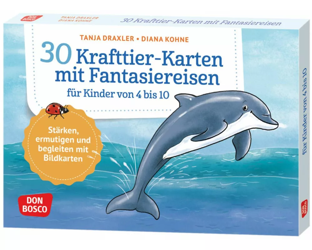 30 Krafttier-Karten mit Fantasiereisen für Kinder von 4 bis 10