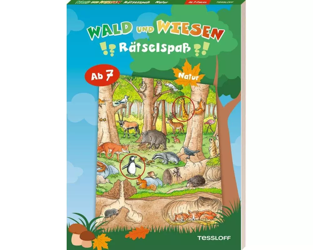 Wald-und-Wiesen-Rätselspaß. Natur