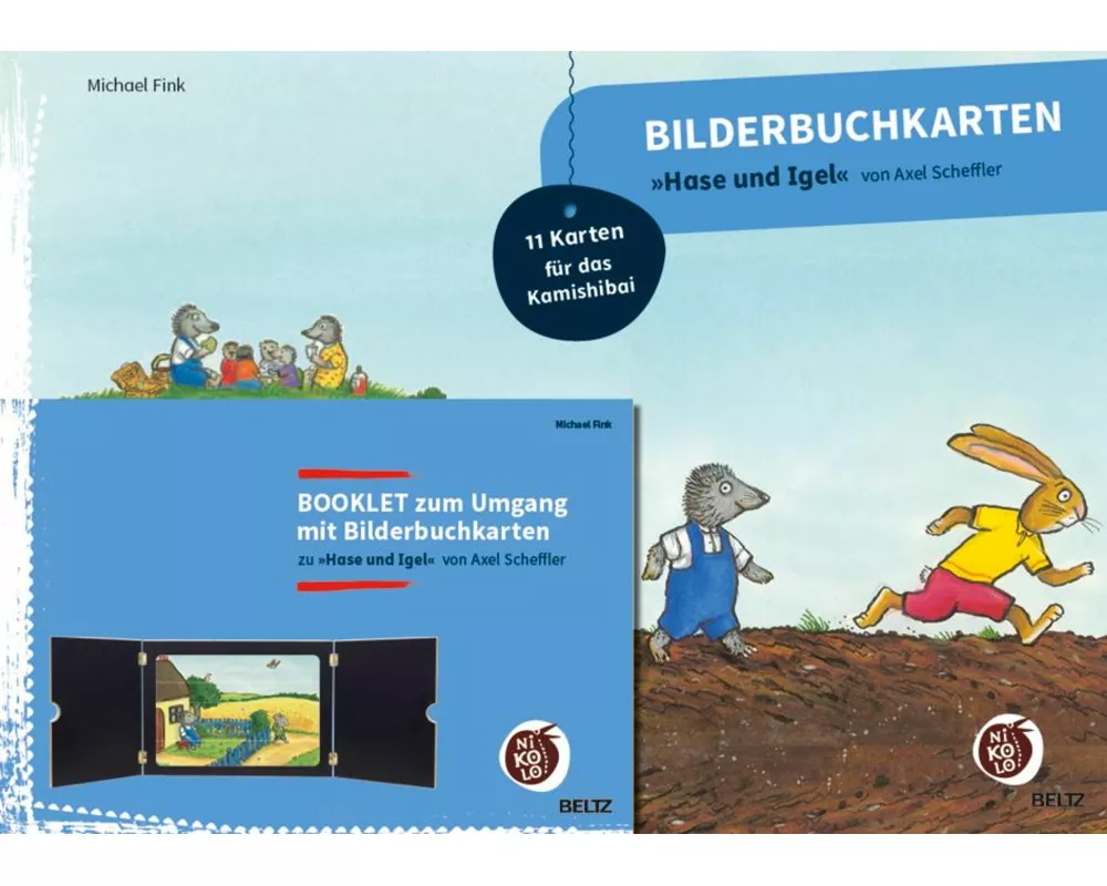 Bilderbuchkarten »Hase und Igel« von Axel Scheffler