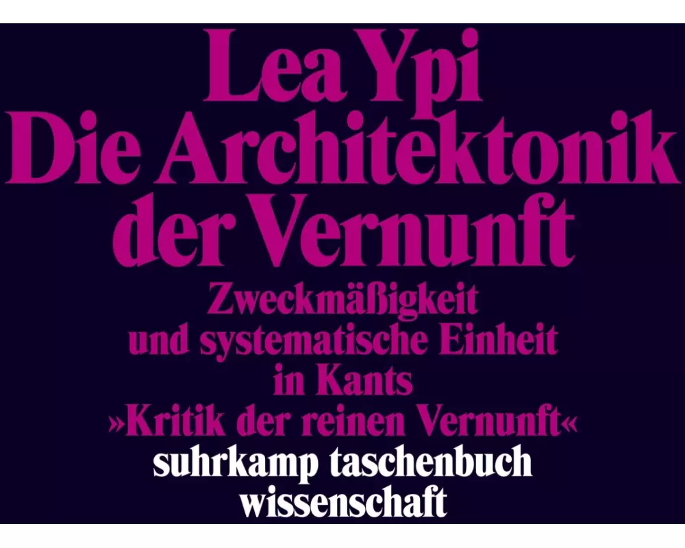 Die Architektonik der Vernunft