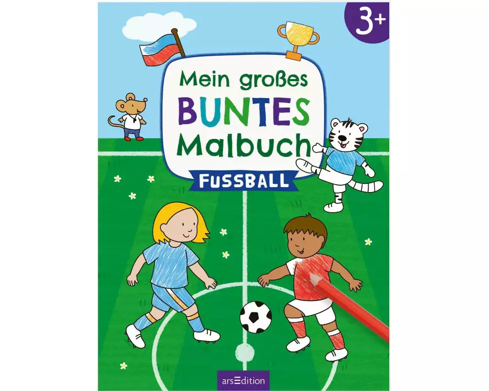 Mein großes buntes Malbuch – Fußball
