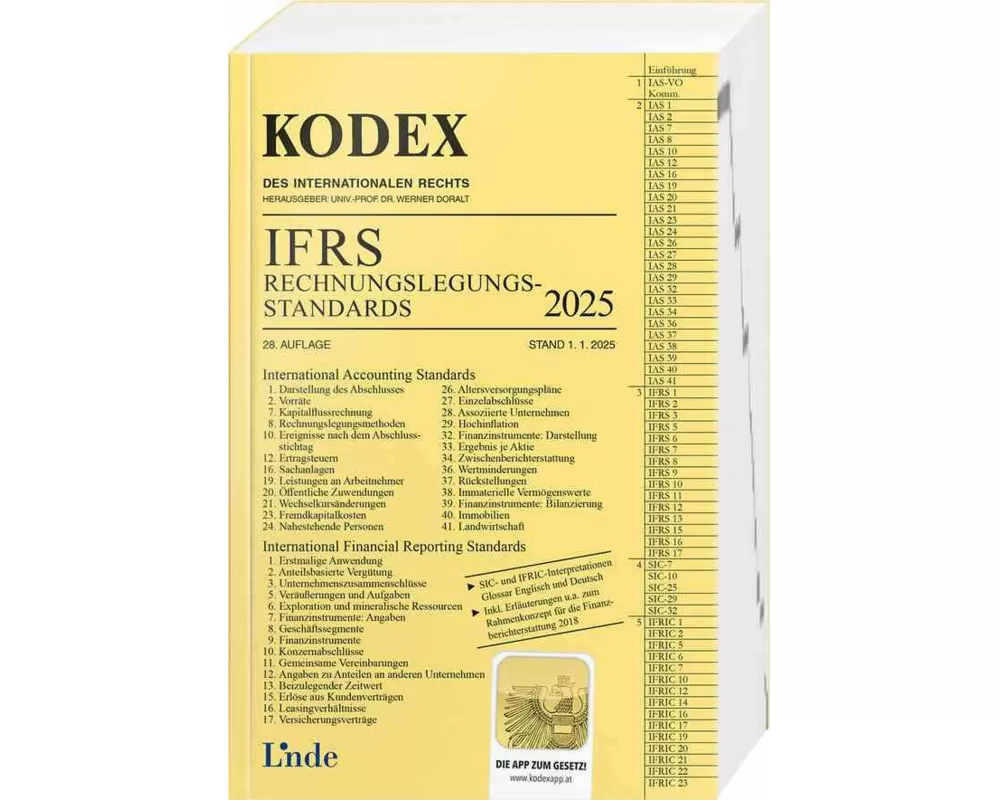 KODEX IFRS - Rechnungslegungsstandards 2025