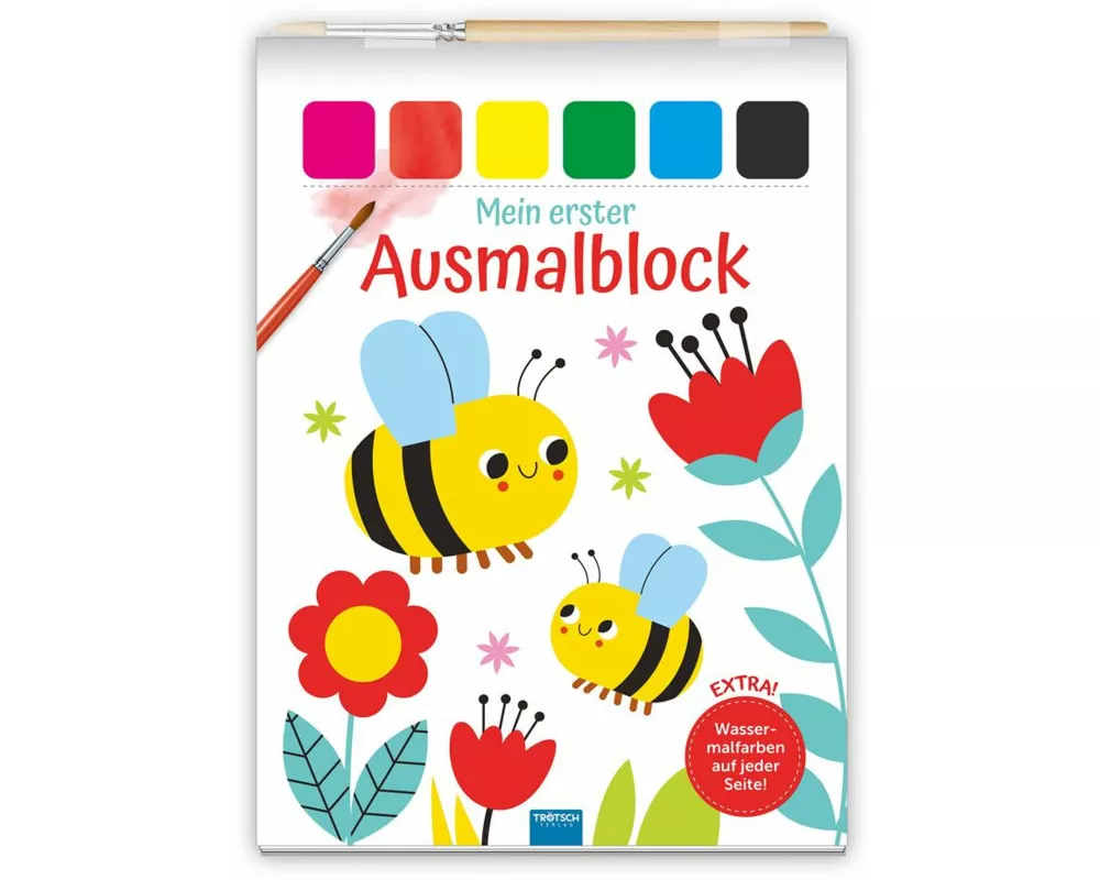 Trötsch Malbuch Mein erster Ausmalblock Biene