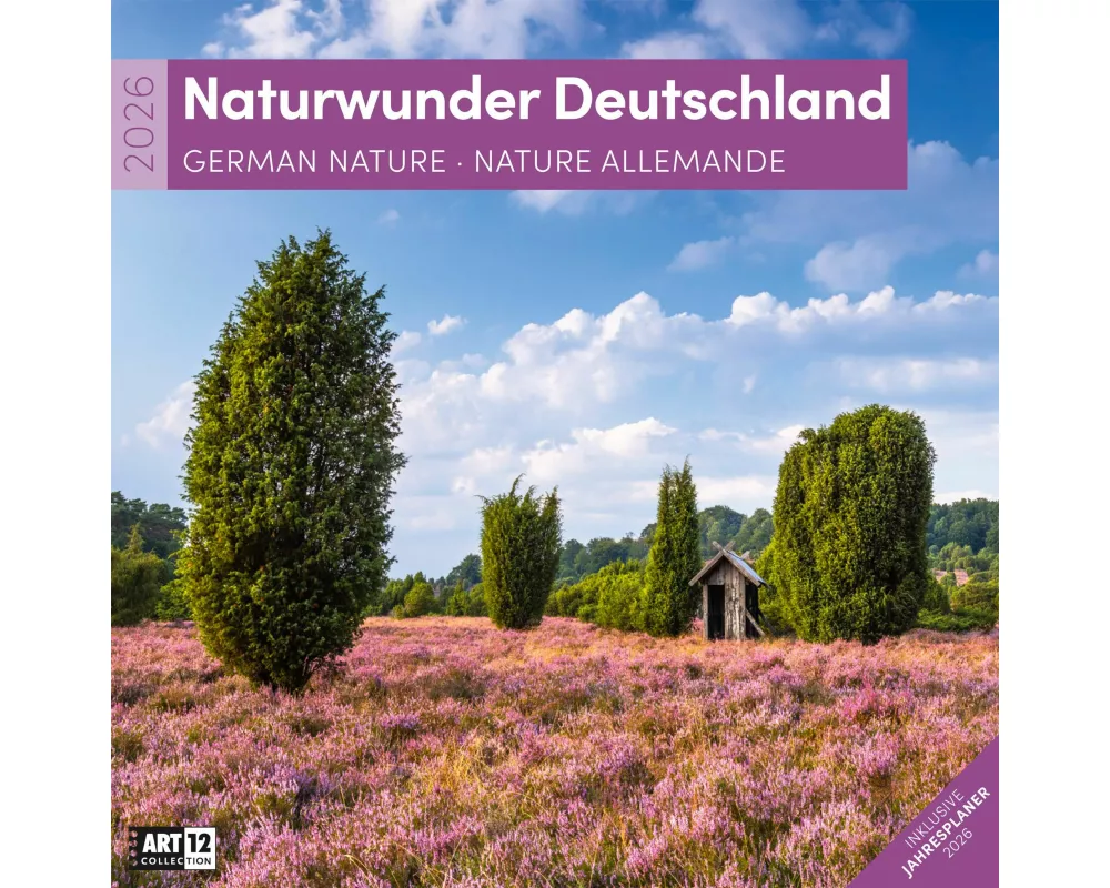 Naturwunder Deutschland Broschürenkalender 2026 - 30x30 - Art12