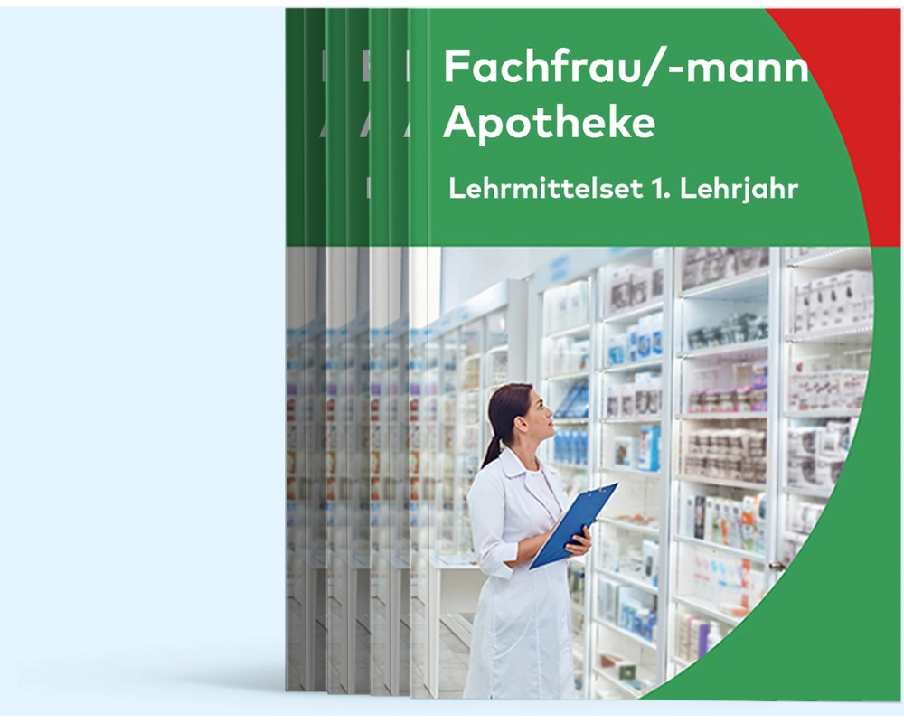 Fachfrau/-mann Apotheke: Lehrmittelset 1. Lehrjahr (BiVo 2022) (Print mit E-Book)
