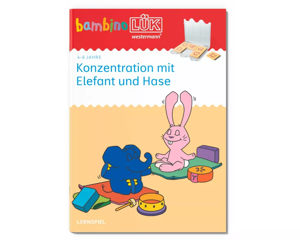bambinoLÜK. Kindergarten/Vorschule Konzentration mit Elefant und Hase