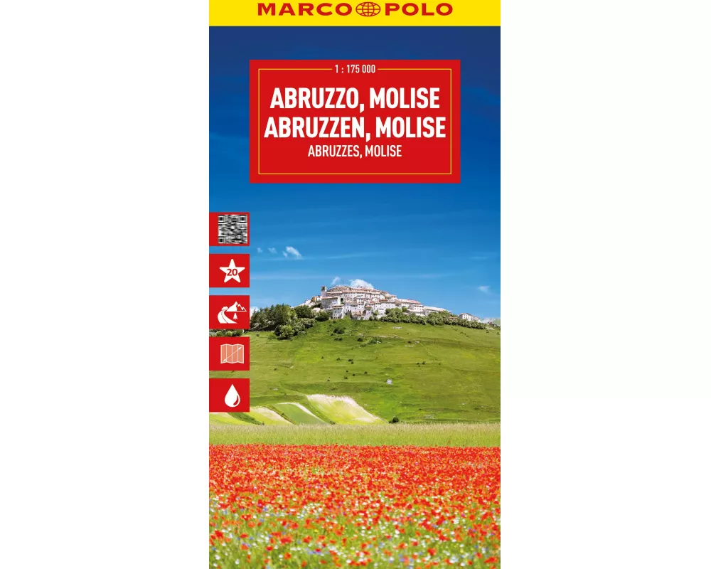 MARCO POLO Reisekarte Italien 10 Abruzzen, Molise 1:175.000