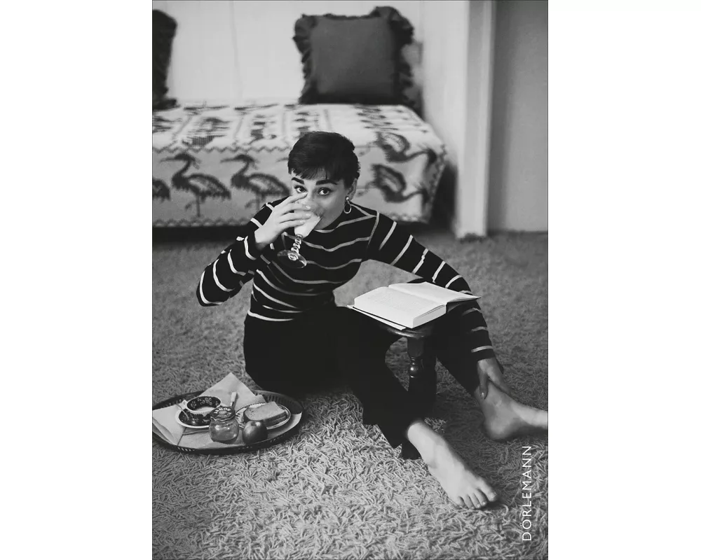 Plakat Frühstück mit Buch (VE 5)