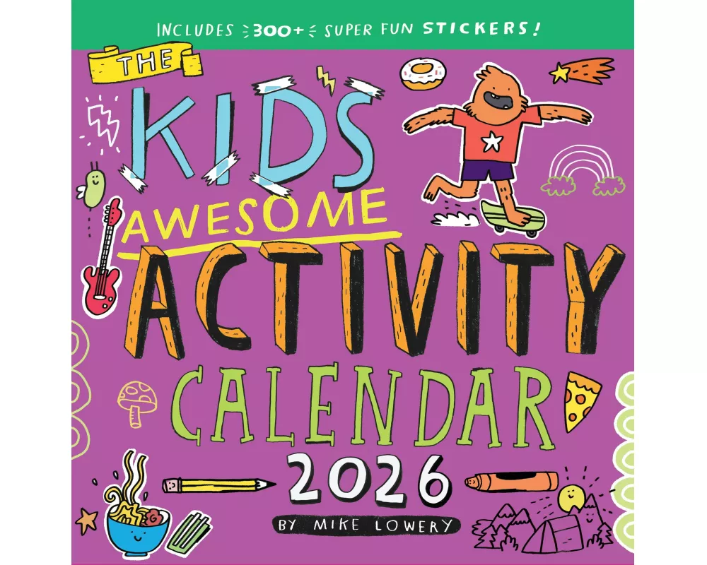 Kid's Awesome Activity Wall Calendar 2026
