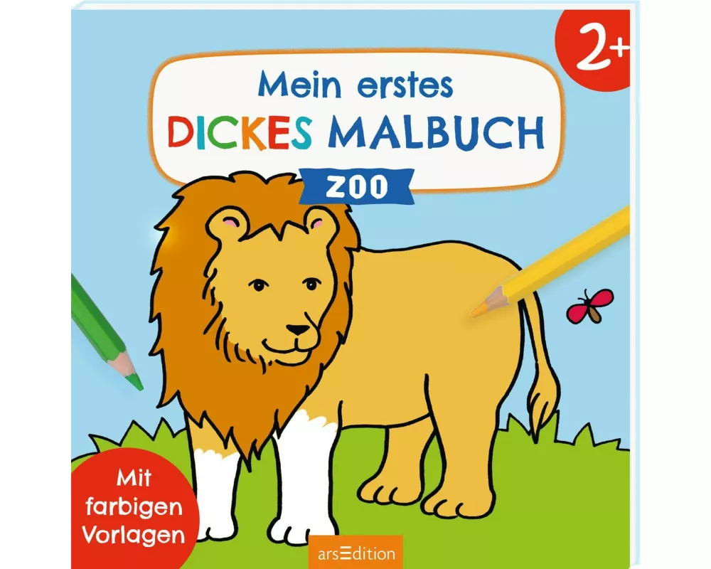 Mein erstes dickes Malbuch ab 2 – Zoo