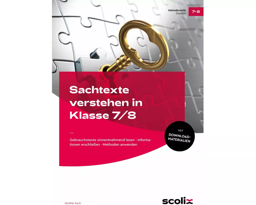 Sachtexte verstehen in Klasse 7/8